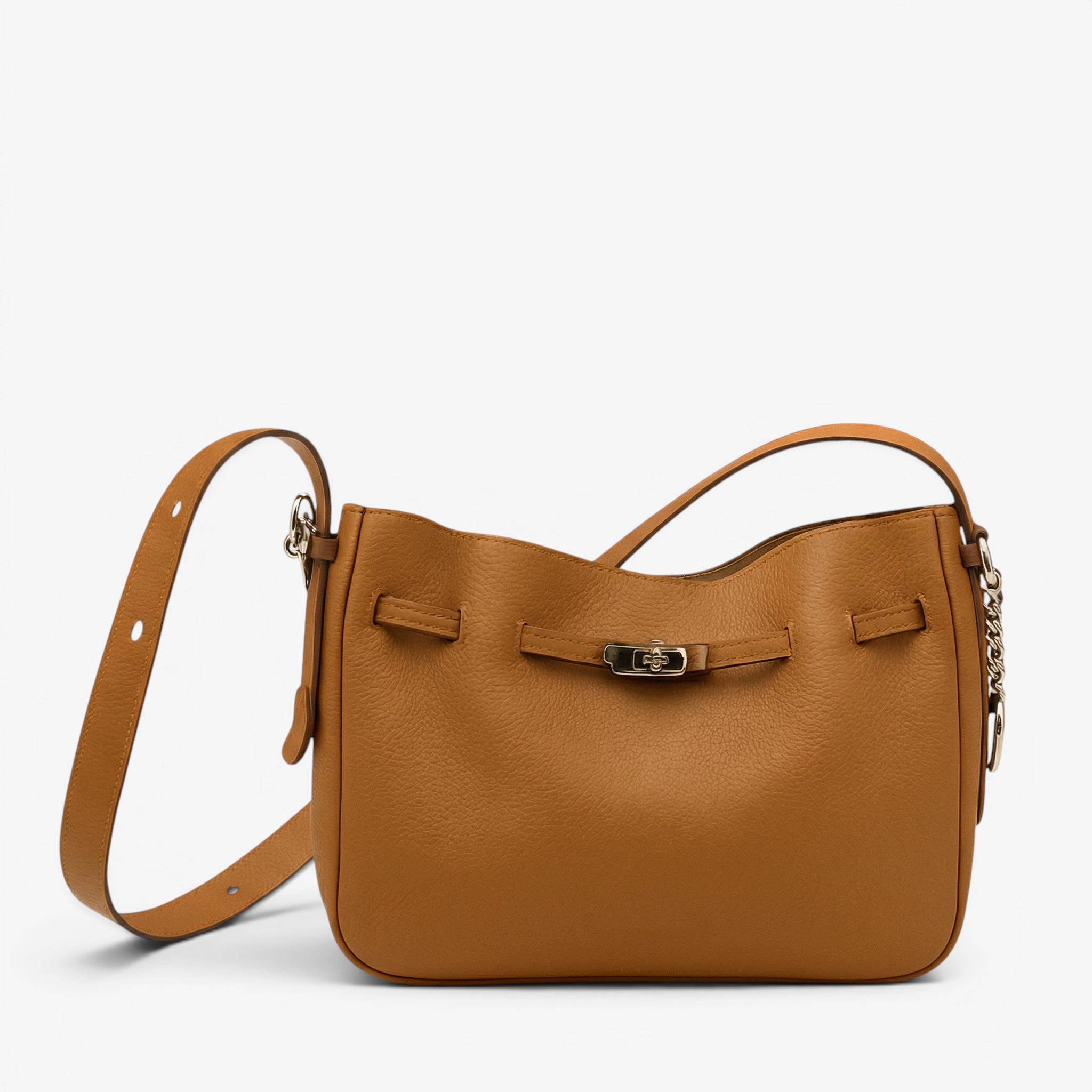 Front view of Asli Bucket Bag