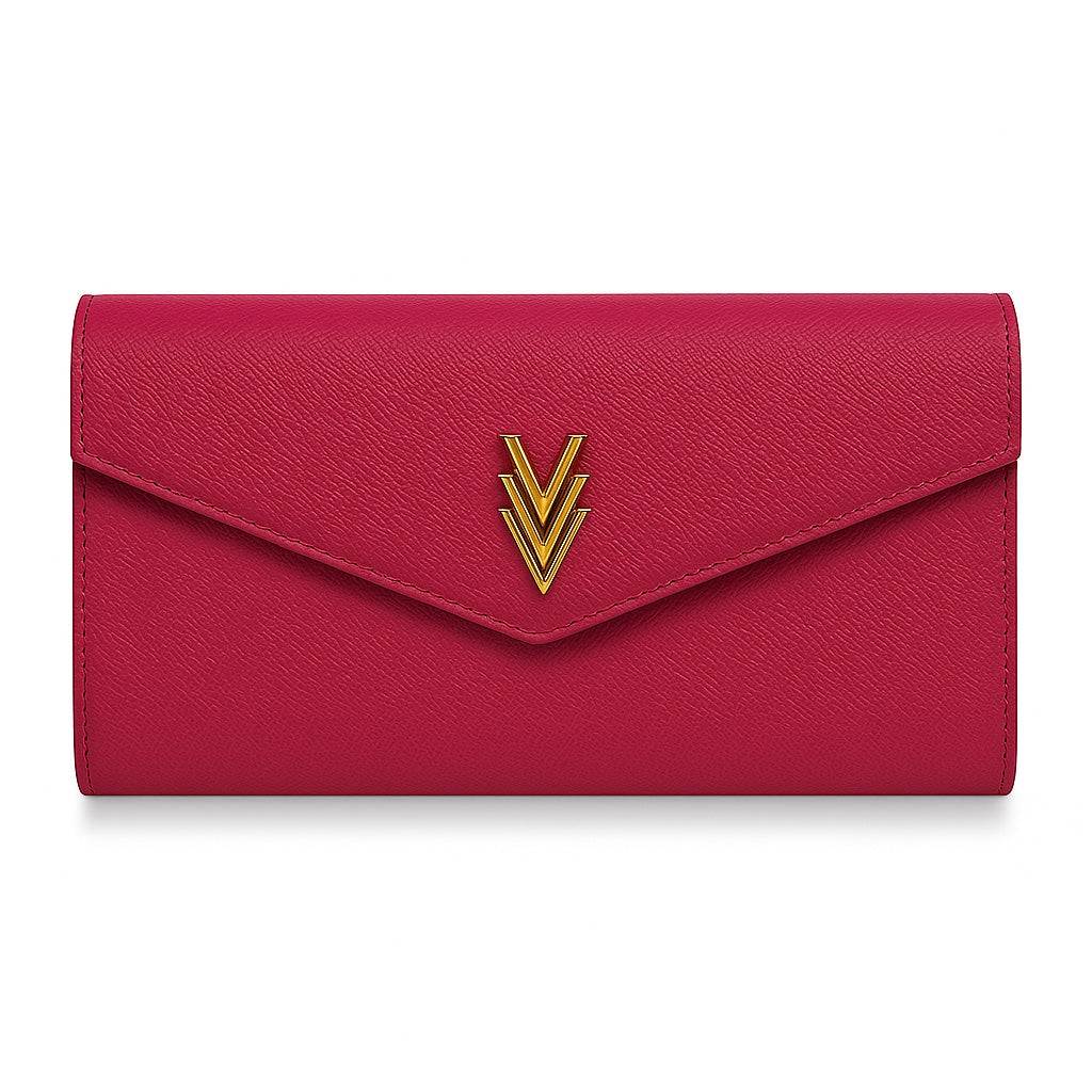 Bi-Fold Wallet Brown with Multiple Compartments and Logo