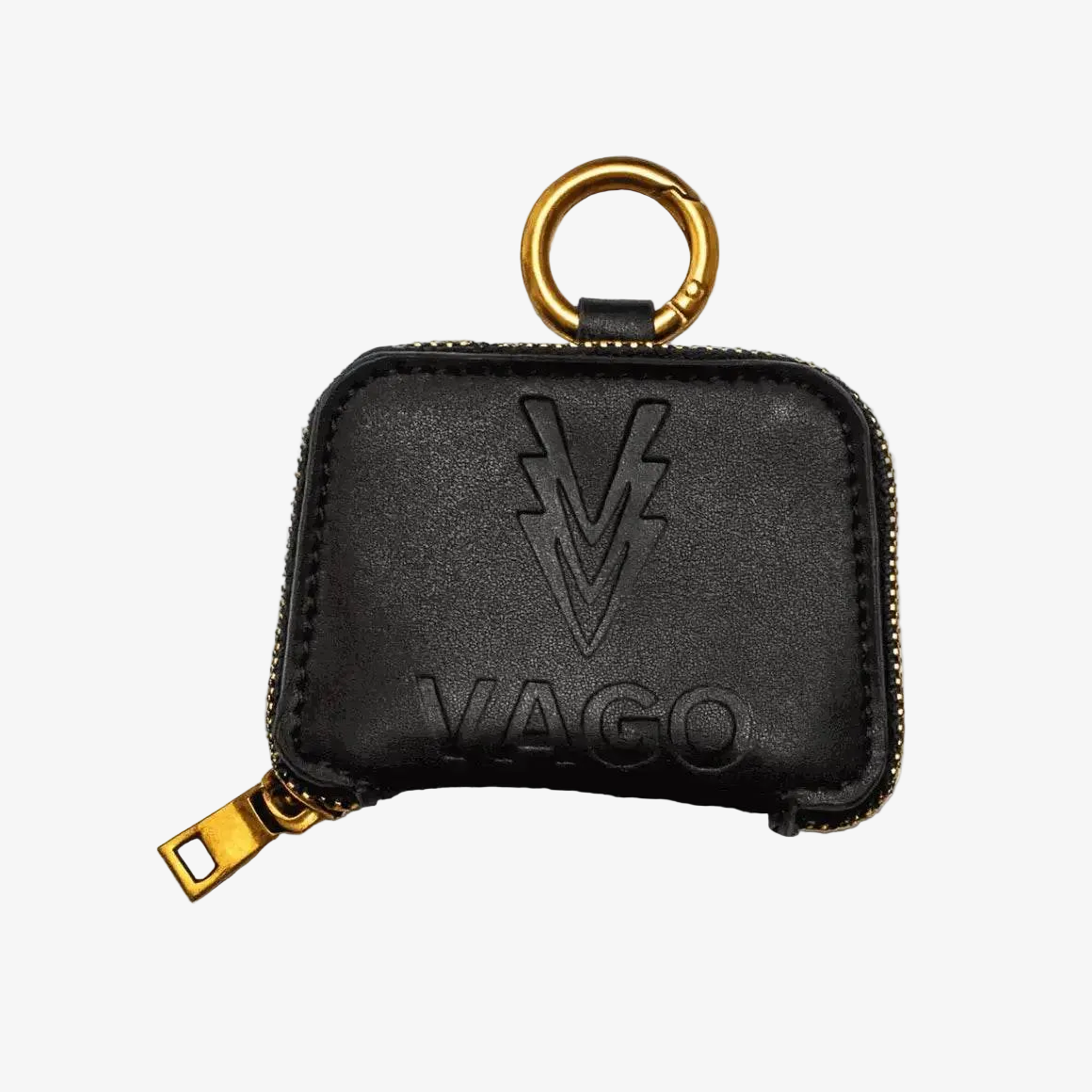 Brooke Medium Size Real Cowhide Leather Earphone Case with Adjustable Strap - VAGOSHOPS