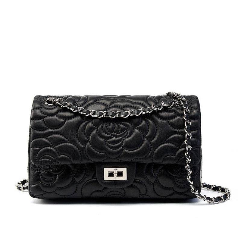 Chiara Quilted Crossbody Bag – 100% Leather Luxury Handbag by VagoShops