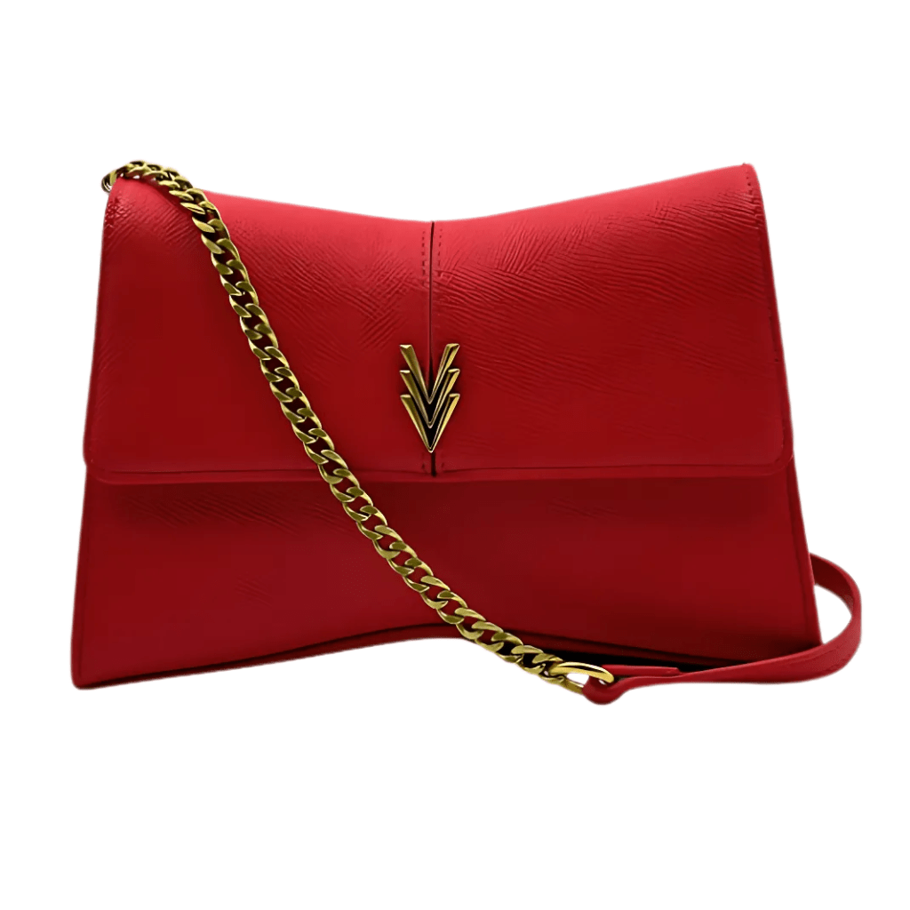 Clara Bow Bag Hot Pink with Adjustable Strap and Logo