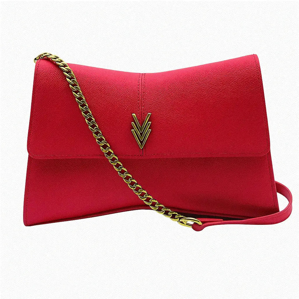 Clara Bow Bag Hot Pink with Adjustable Strap and Logo - VAGOSHOPS