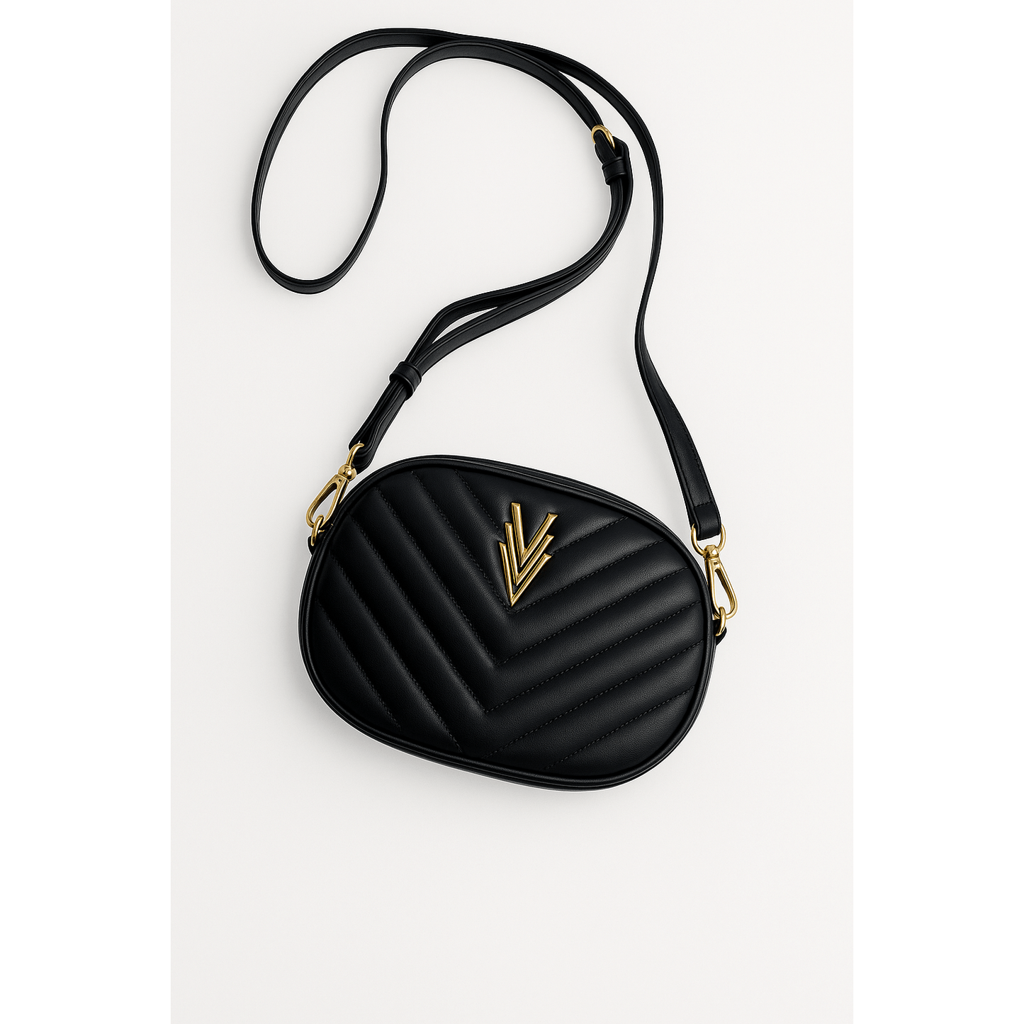 Crossbody Textured Cross Body Purse with Chevron Pattern - VAGOSHOPS
