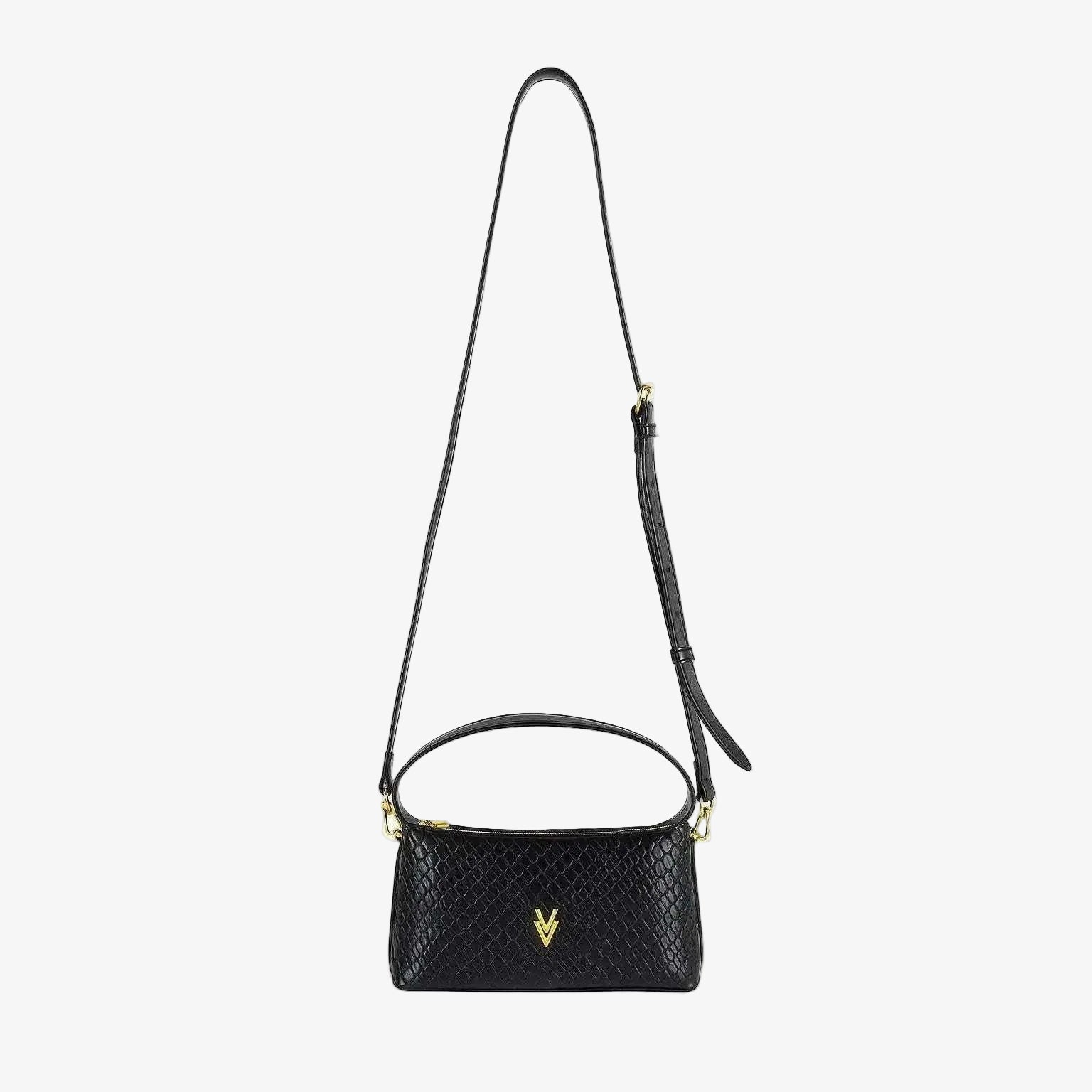 Crossbody Woven Purse Vegan Leather Purse Textured Purse - VAGOSHOPS