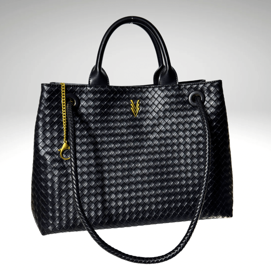 Emma Woven Tote - VAGOSHOPS