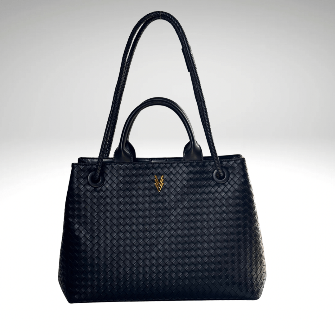 Emma Woven Tote - VAGOSHOPS