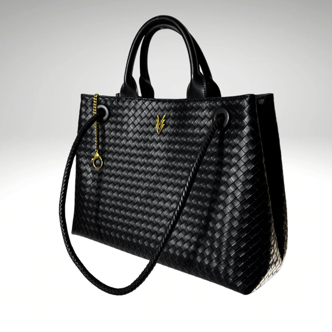 Emma Woven Tote - VAGOSHOPS