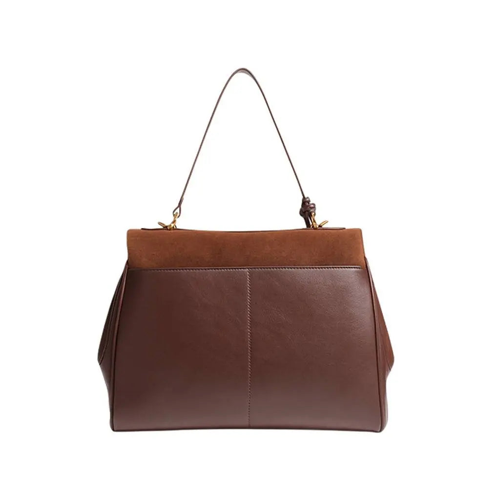 Faye Leather Suede Purse Leather Large Capacity Strap Bag - VAGOSHOPS