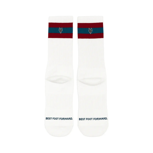 Half Stripe Athletic Sock - VAGOSHOPS