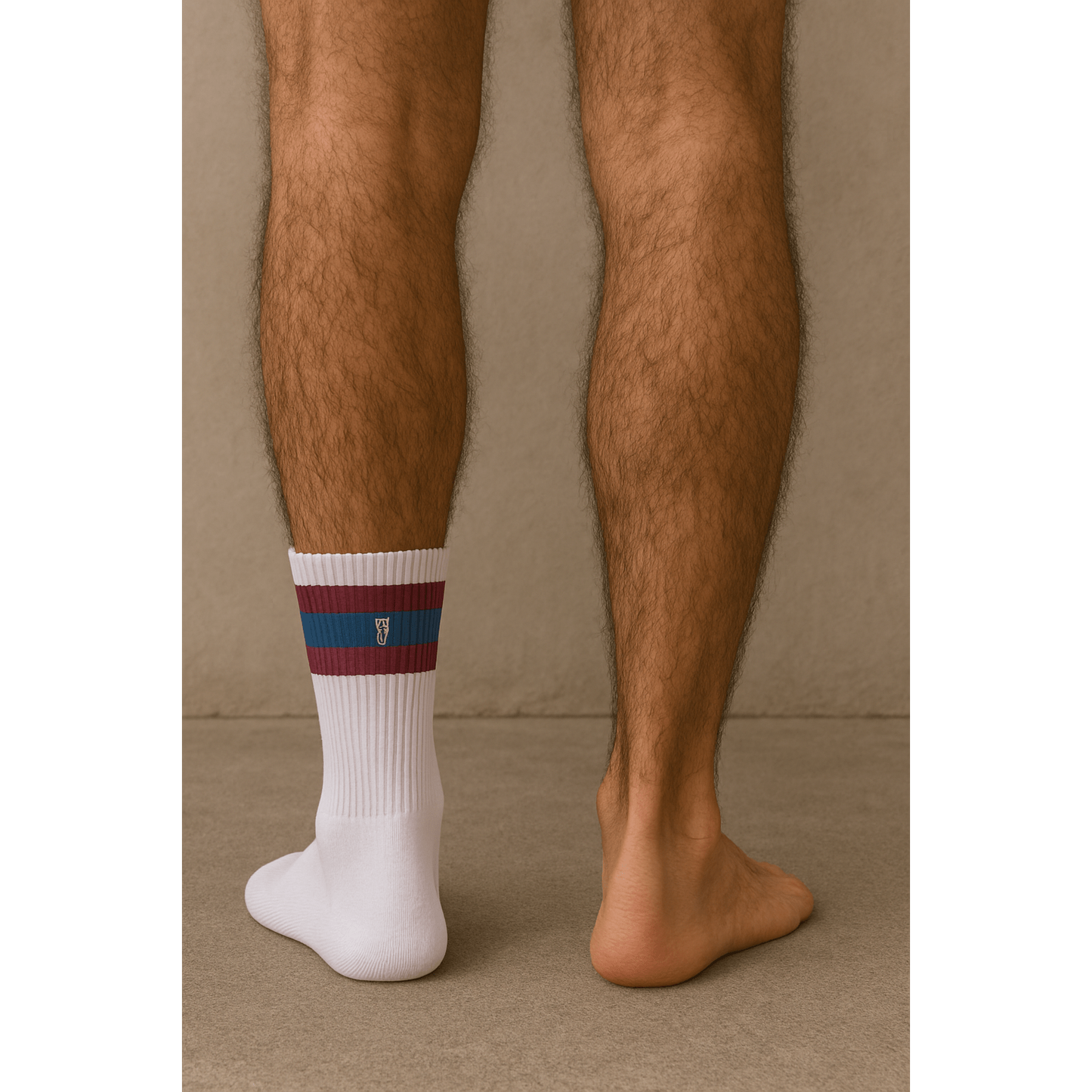 Half Stripe Athletic Sock - VAGOSHOPS