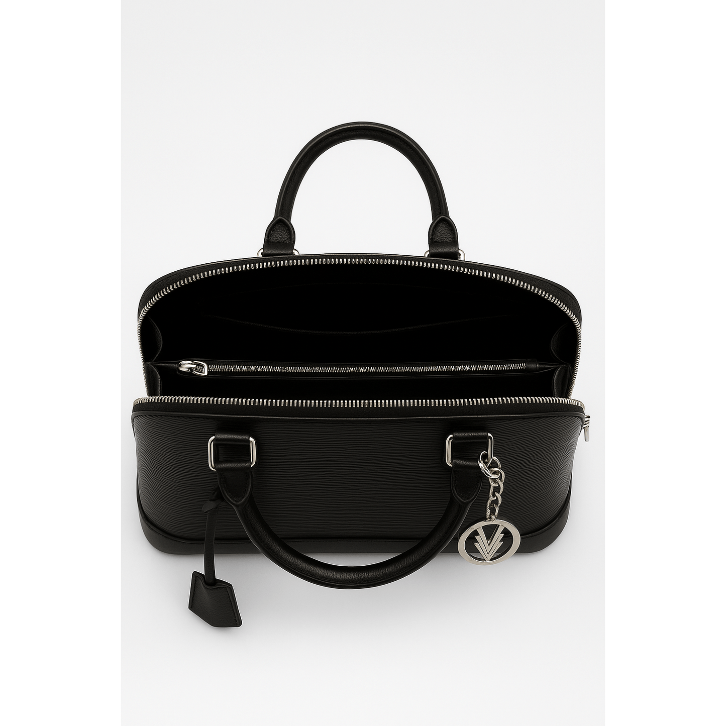 Leather Half Dome Purse - VAGOSHOPS
