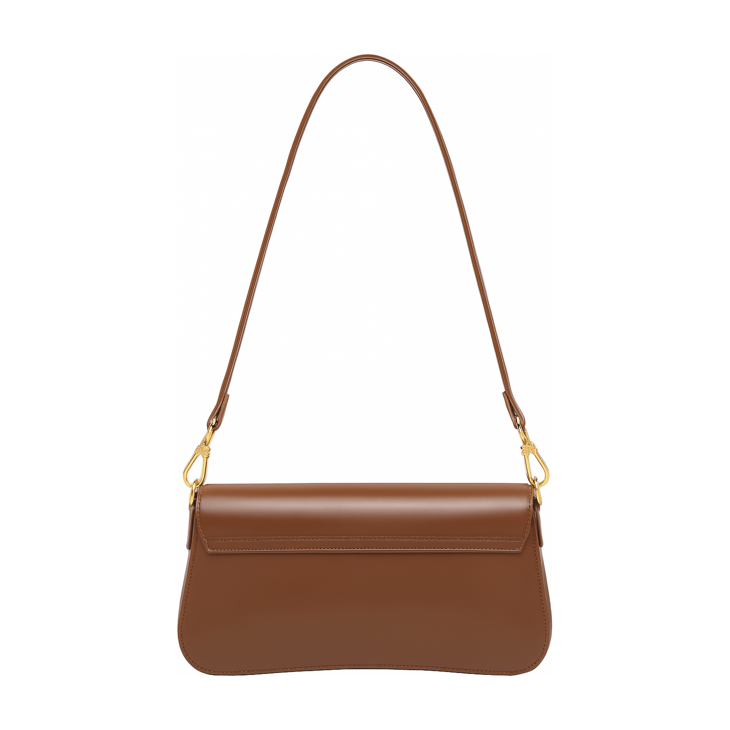 Lena Shoulder Bag Rich Brown Leather