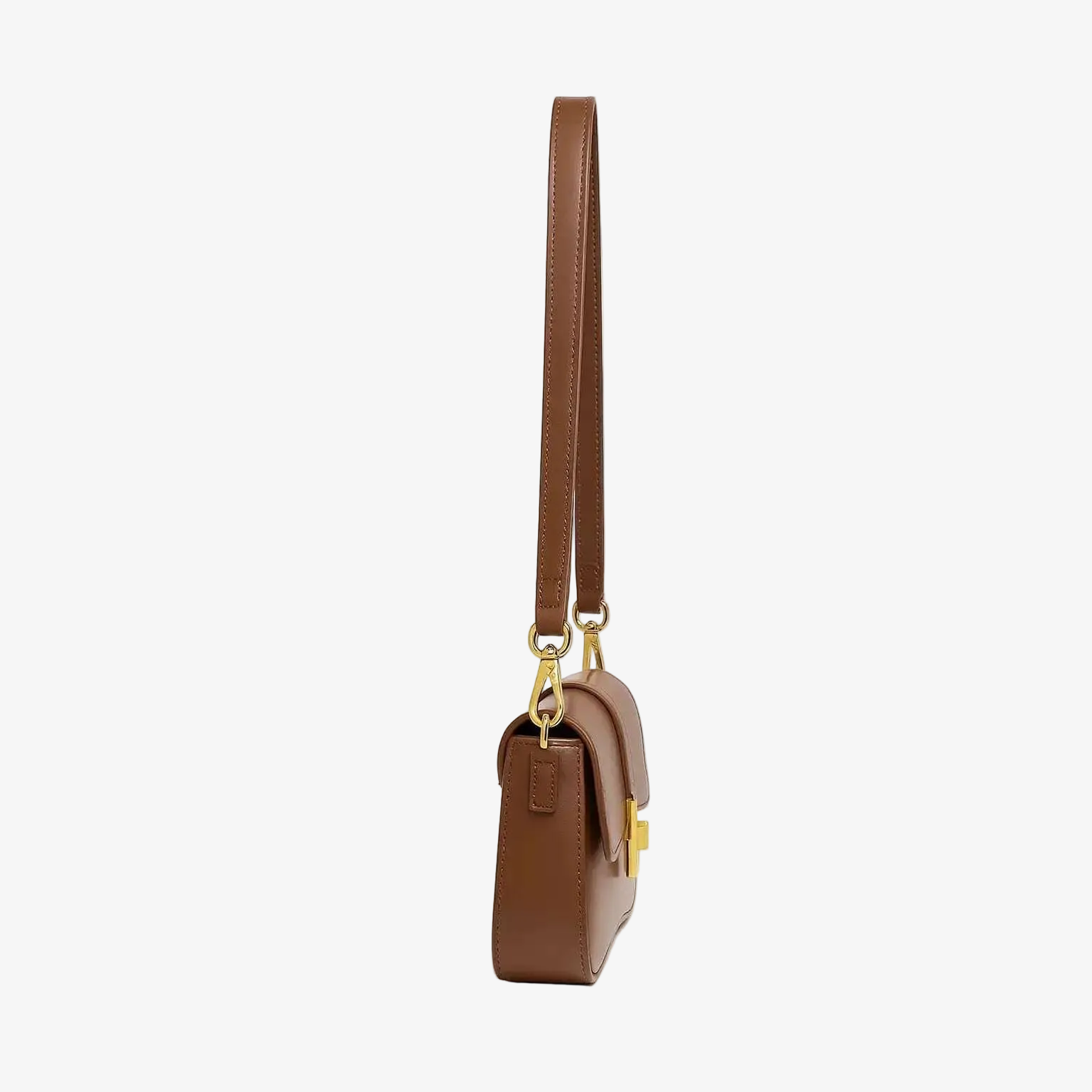 Lena Shoulder Bag Rich Brown Leather
