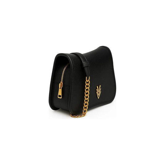 Libby Crossbody Bag with Gold Logo and Adjustable Strap - VAGOSHOPS