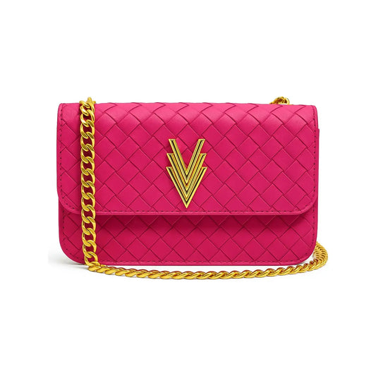 Mia Tiny Purse with Woven Details and Gold Adjustable Strap - VAGOSHOPS