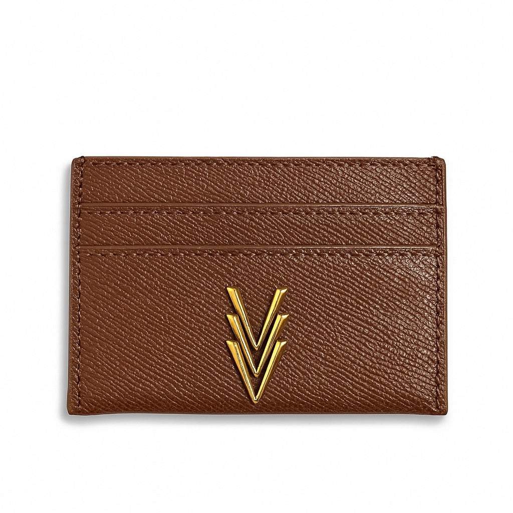 Multi Card Holder Wallet with Logo Constructed with Vegan Leather - VAGOSHOPS