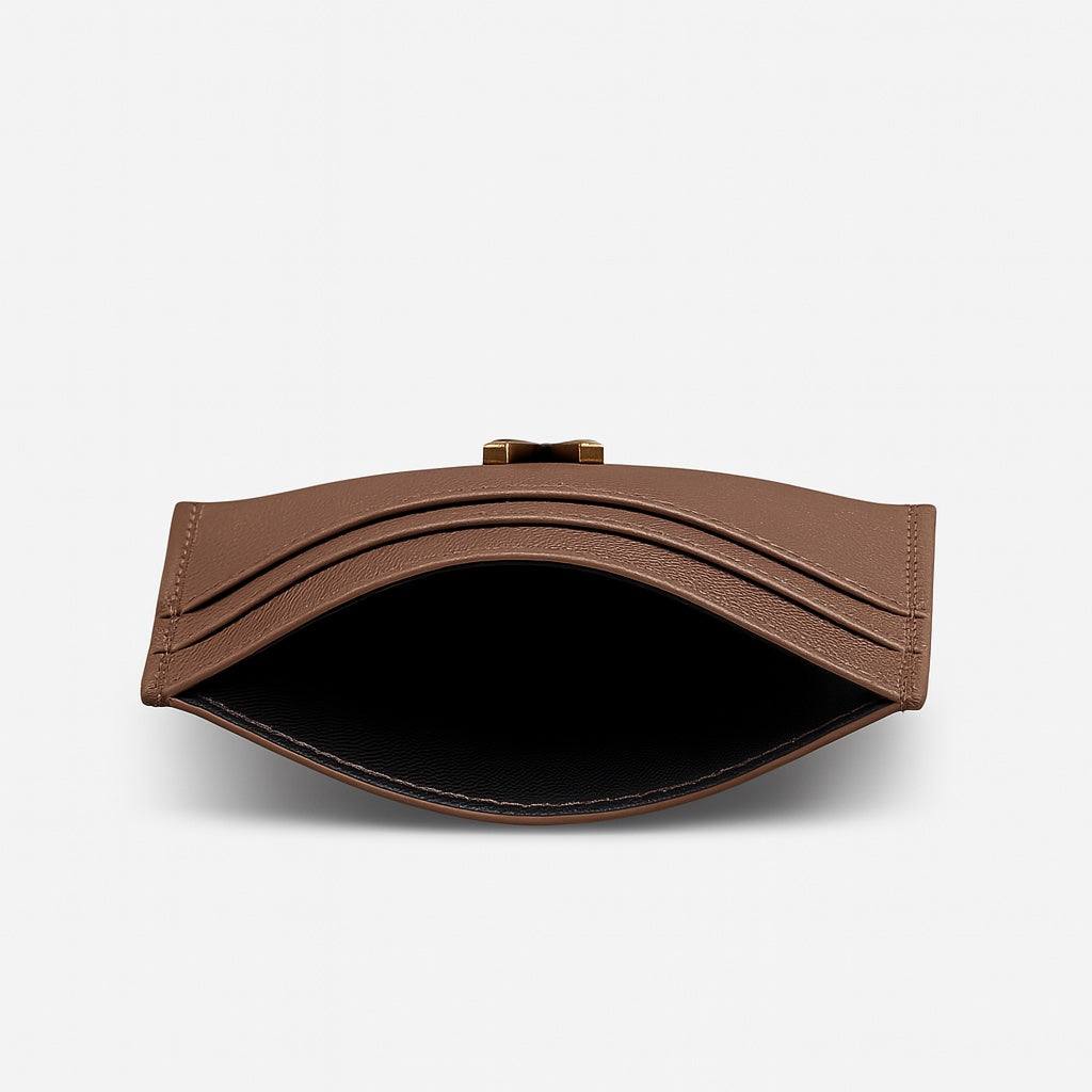 Multi Card Holder with Iconic Logo Constructed with Vegan Leather - VAGOSHOPS