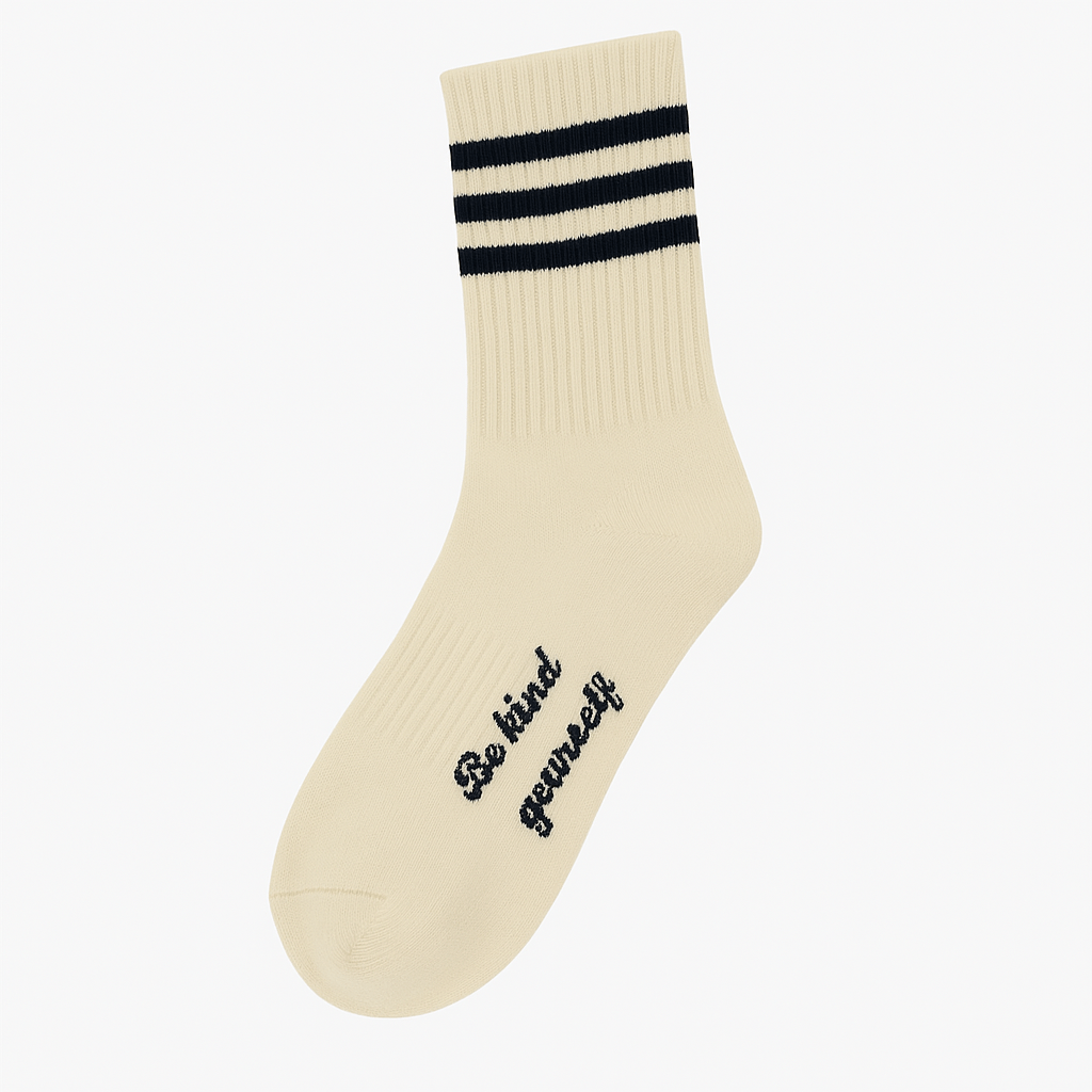 Pack of 4 Socks with Retro Timeless Stripes 100 Cotton - VAGOSHOPS