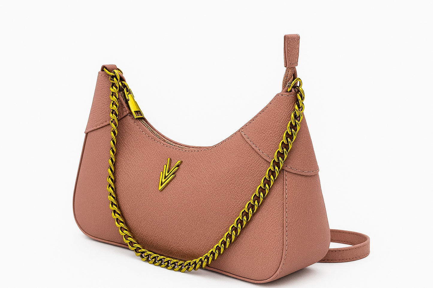 Val Hobo Chain Purse Black
