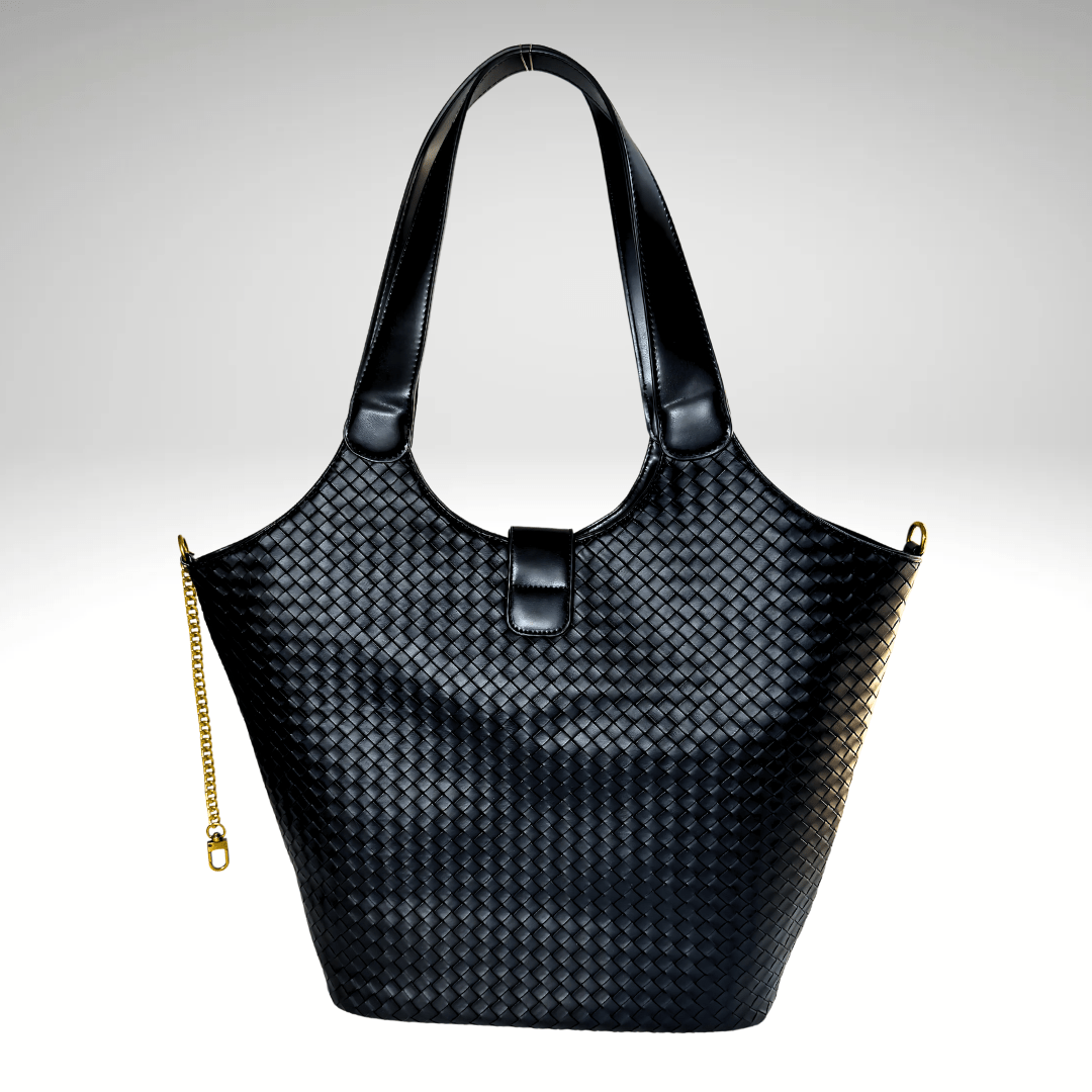 Sofi Large Woven Tote - VAGOSHOPS