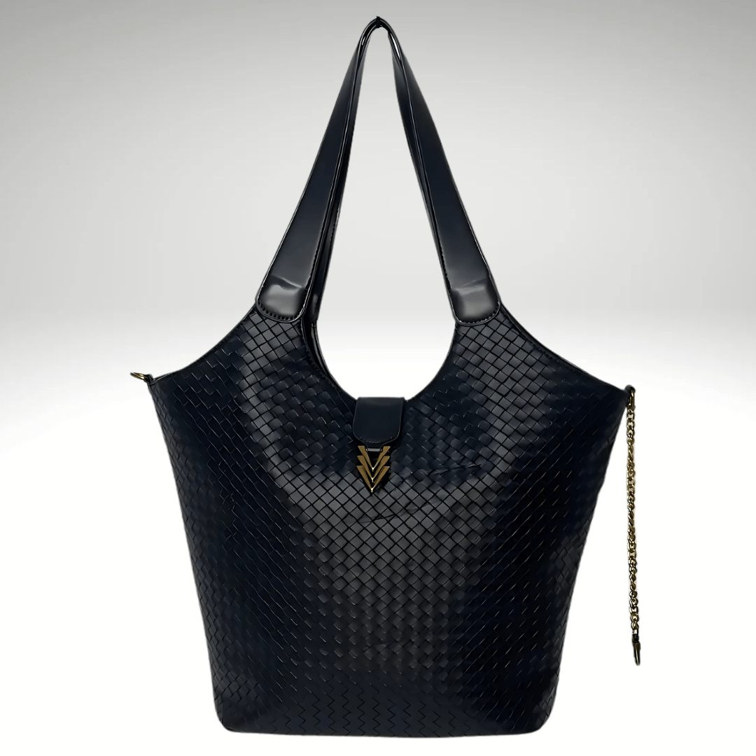 Sofi Large Woven Tote - VAGOSHOPS