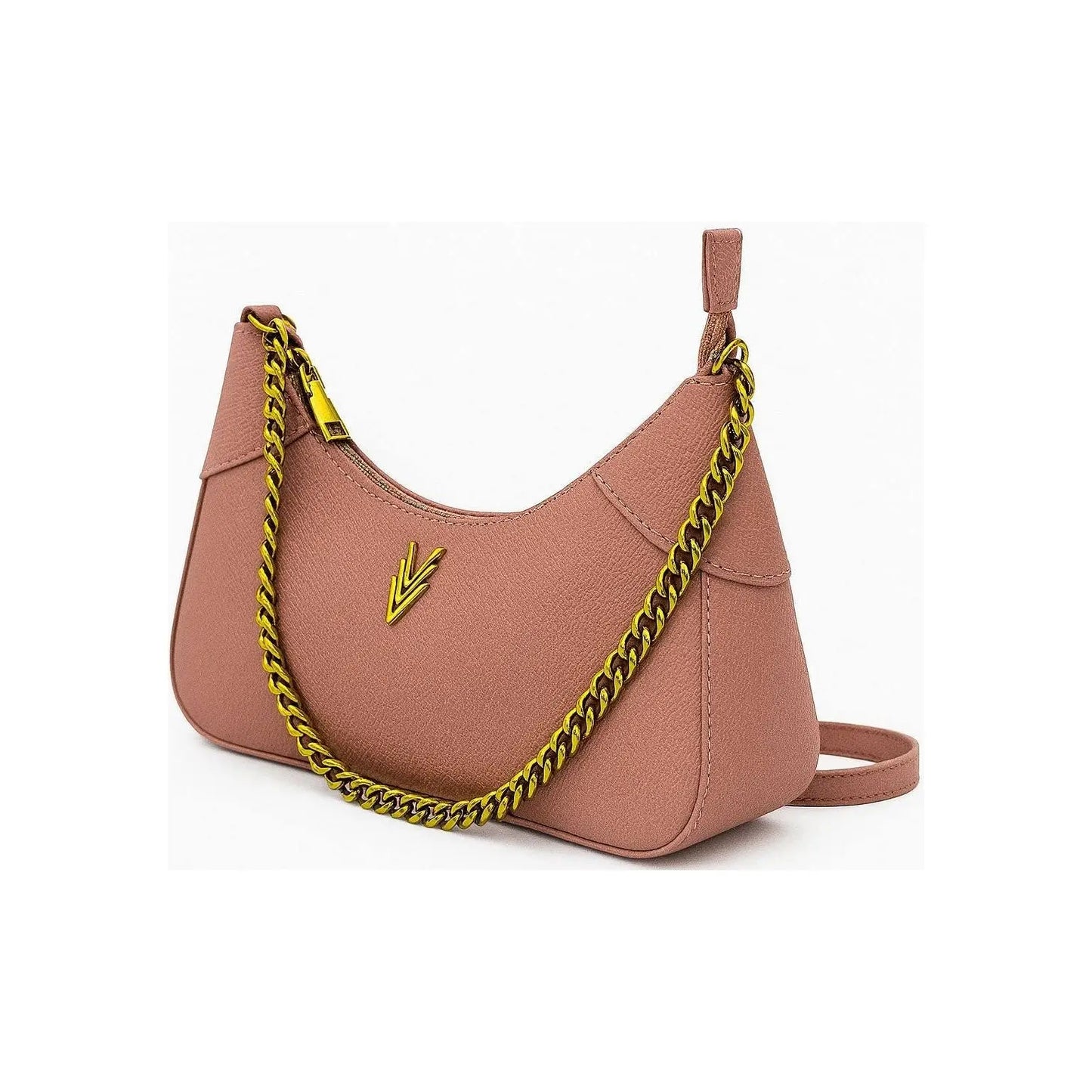 Val Hobo Chain Purse with Gold Chain and Adjustable Strap - VAGOSHOPS