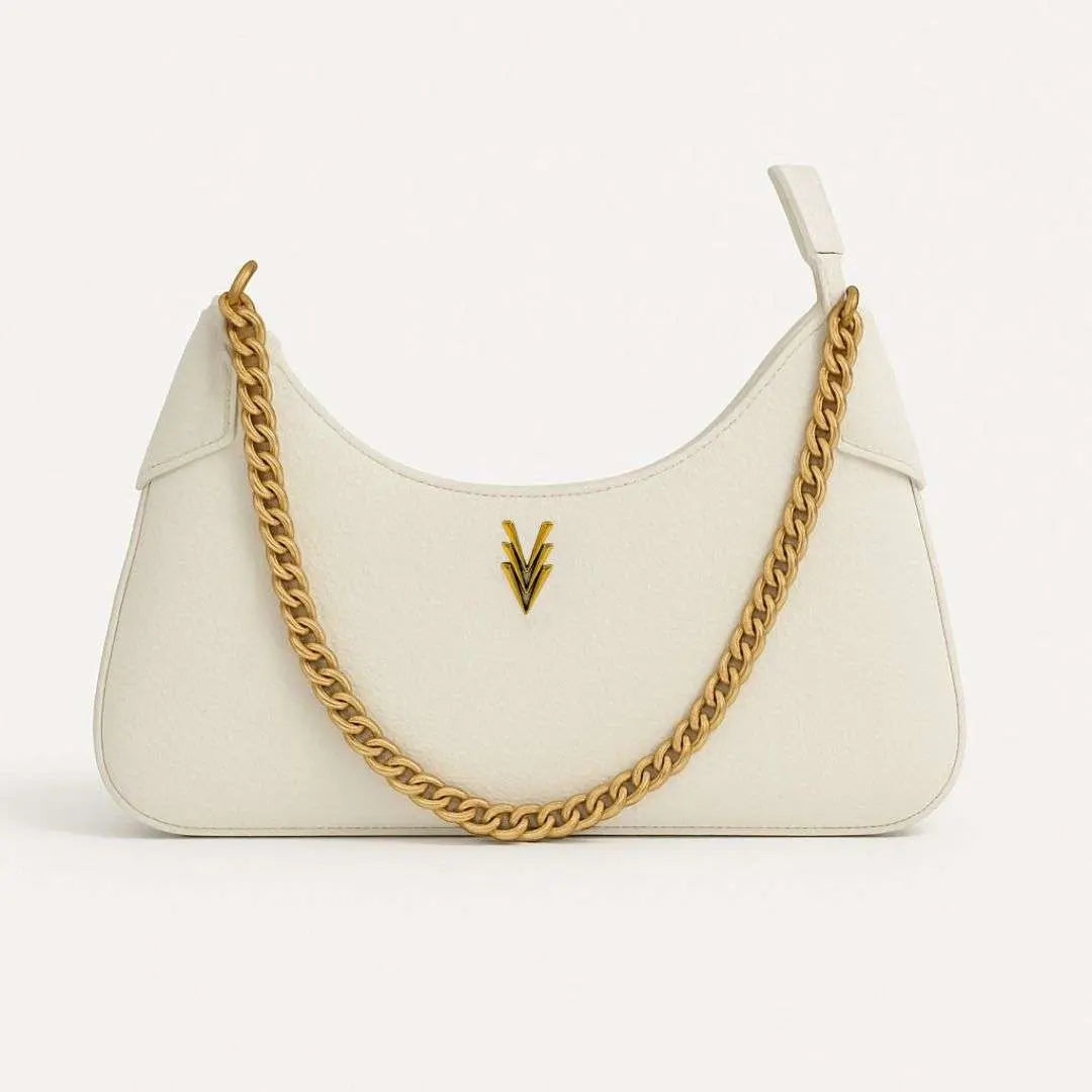 Val Hobo Chain Purse with Gold Chain and Adjustable Strap - VAGOSHOPS