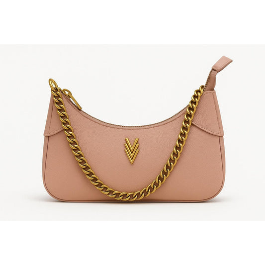 Val Hobo Chain Purse with Gold Chain and Adjustable Strap - VAGOSHOPS