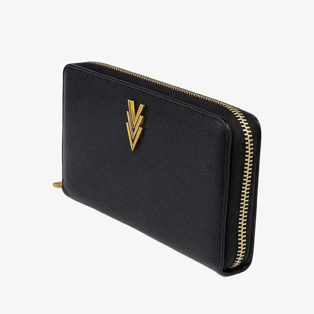 Vegan Wallet with All Around Zipper, stylish and secure. - VAGOSHOPS
