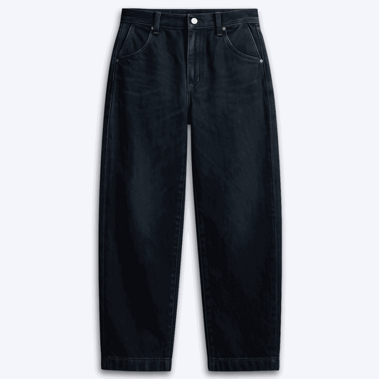 Jordan High Rise Barrel Denim Pant 100 Cotton Wide-Leg Pant