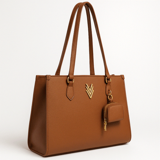 Marilynn Tote with Adjustable Strap and Headphone Case with Logo