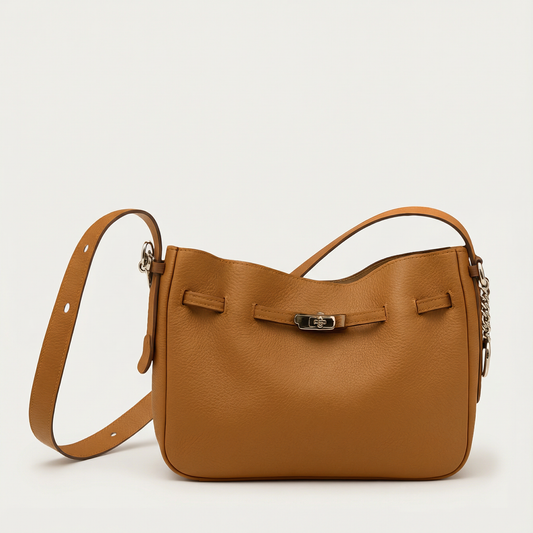 Front view of Asli Bucket Bag