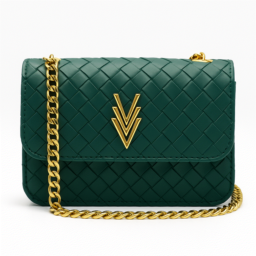 Mia Tiny Purse Front Green