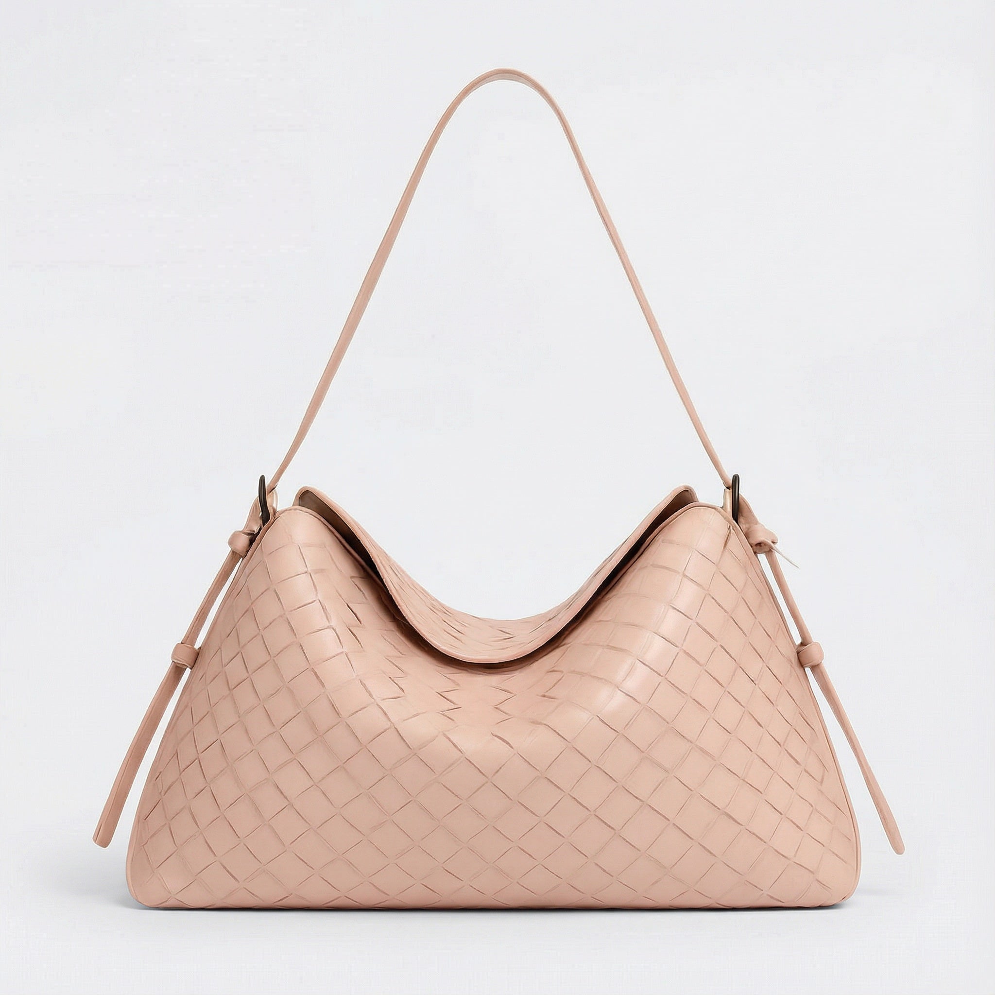 Kaily Leather Woven Purse