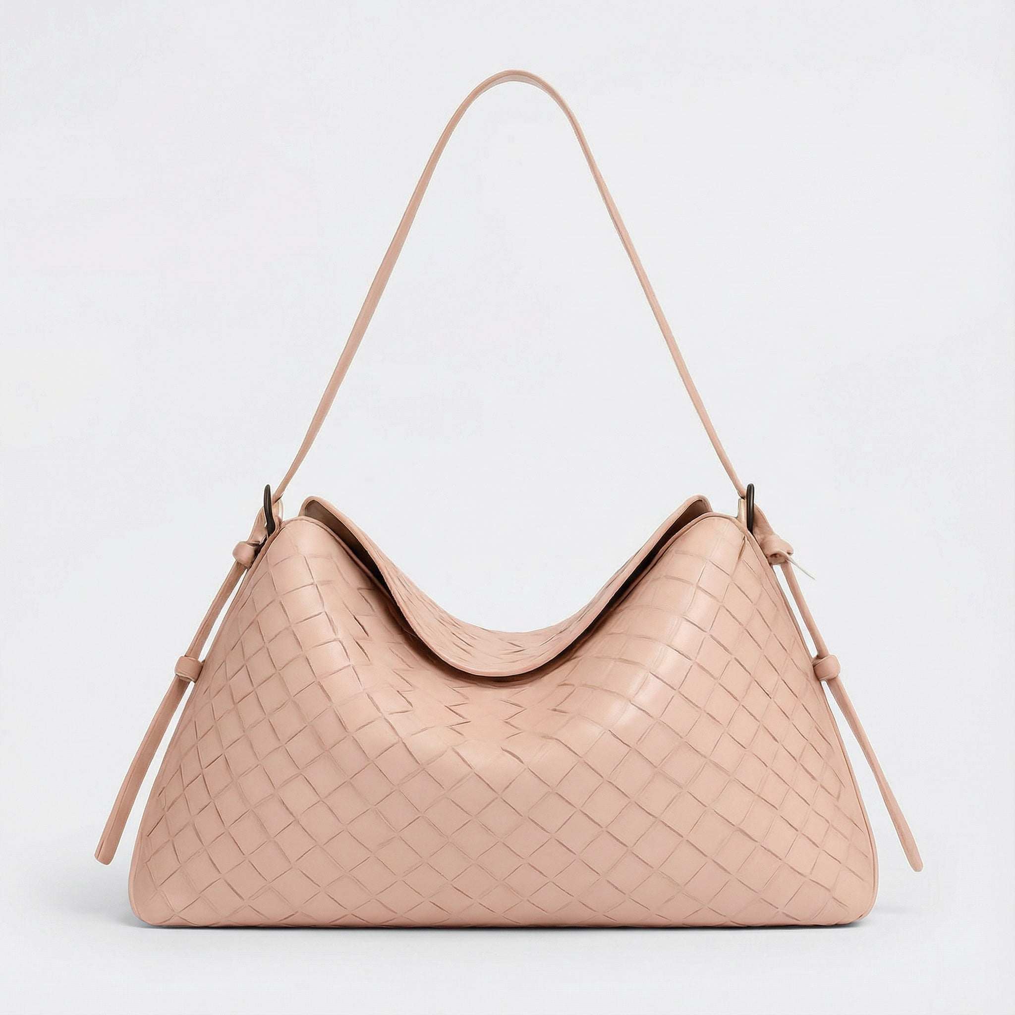 Kaily Leather Woven Purse