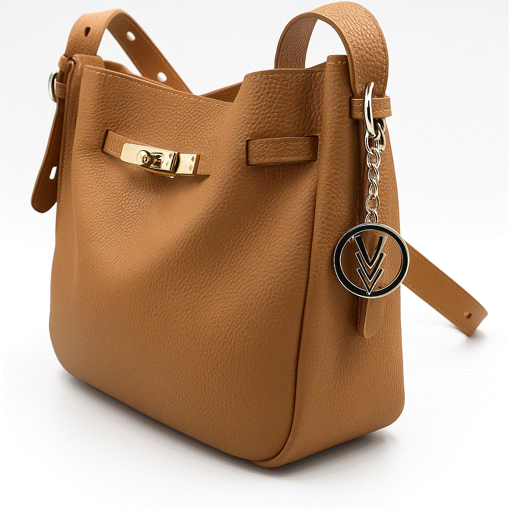 Asli bucket Purse 100% leather with Inside Pouch and Iconic Charm - VAGOSHOPS