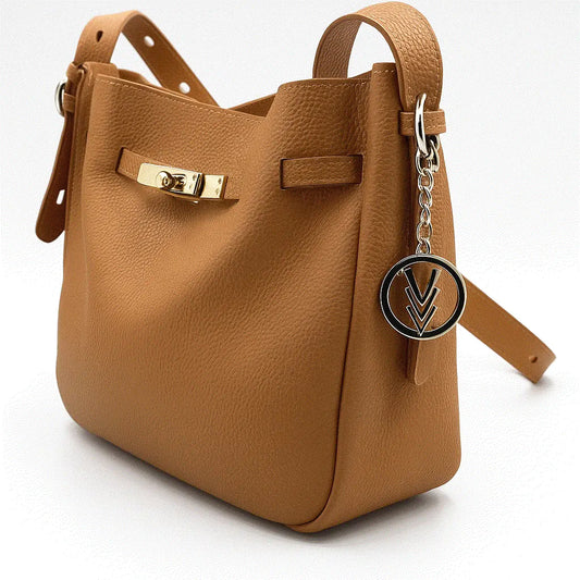 Asli bucket Purse 100% leather with Inside Pouch and Iconic Charm - VAGOSHOPS