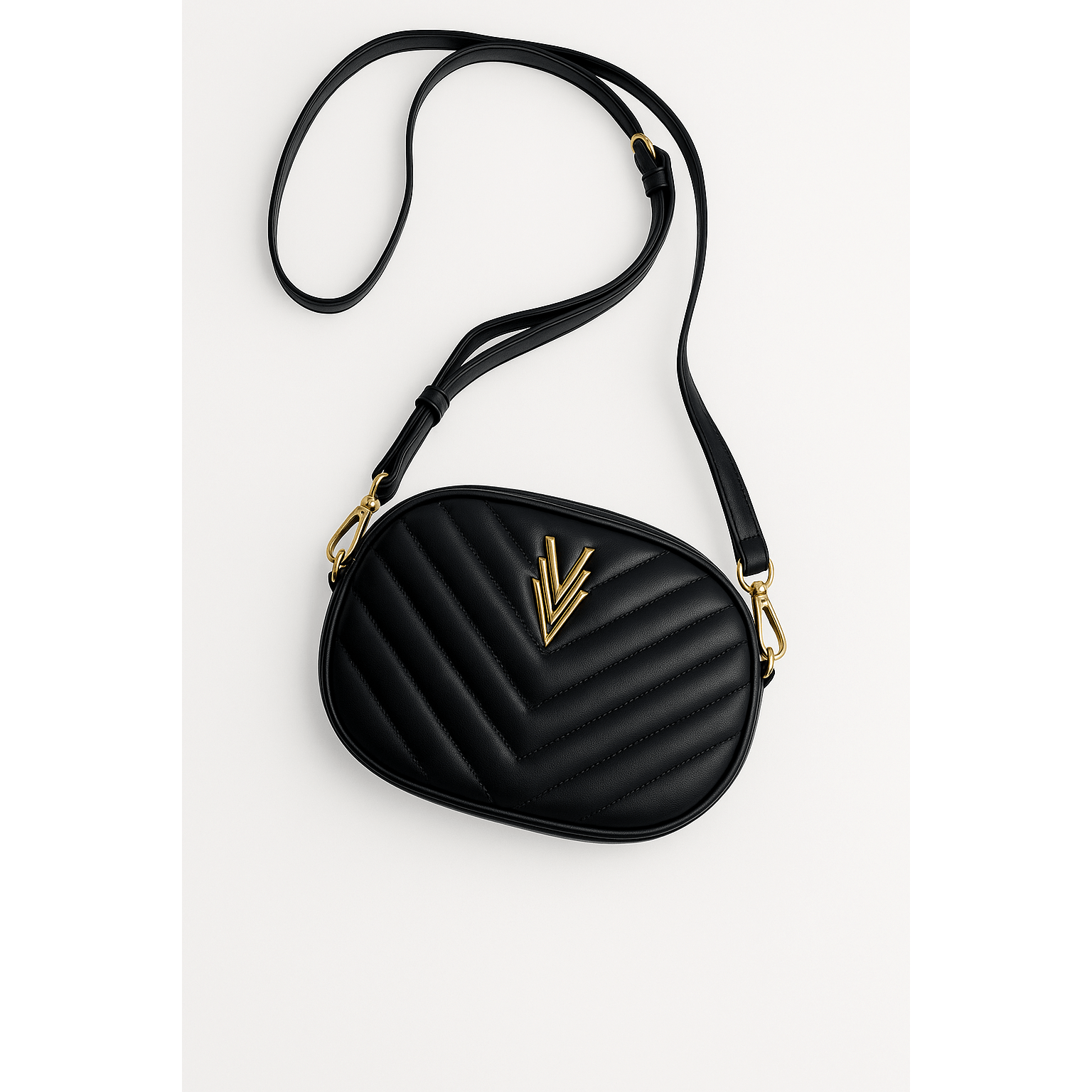 Crossbody Textured Cross Body Purse with Chevron Pattern - VAGOSHOPS