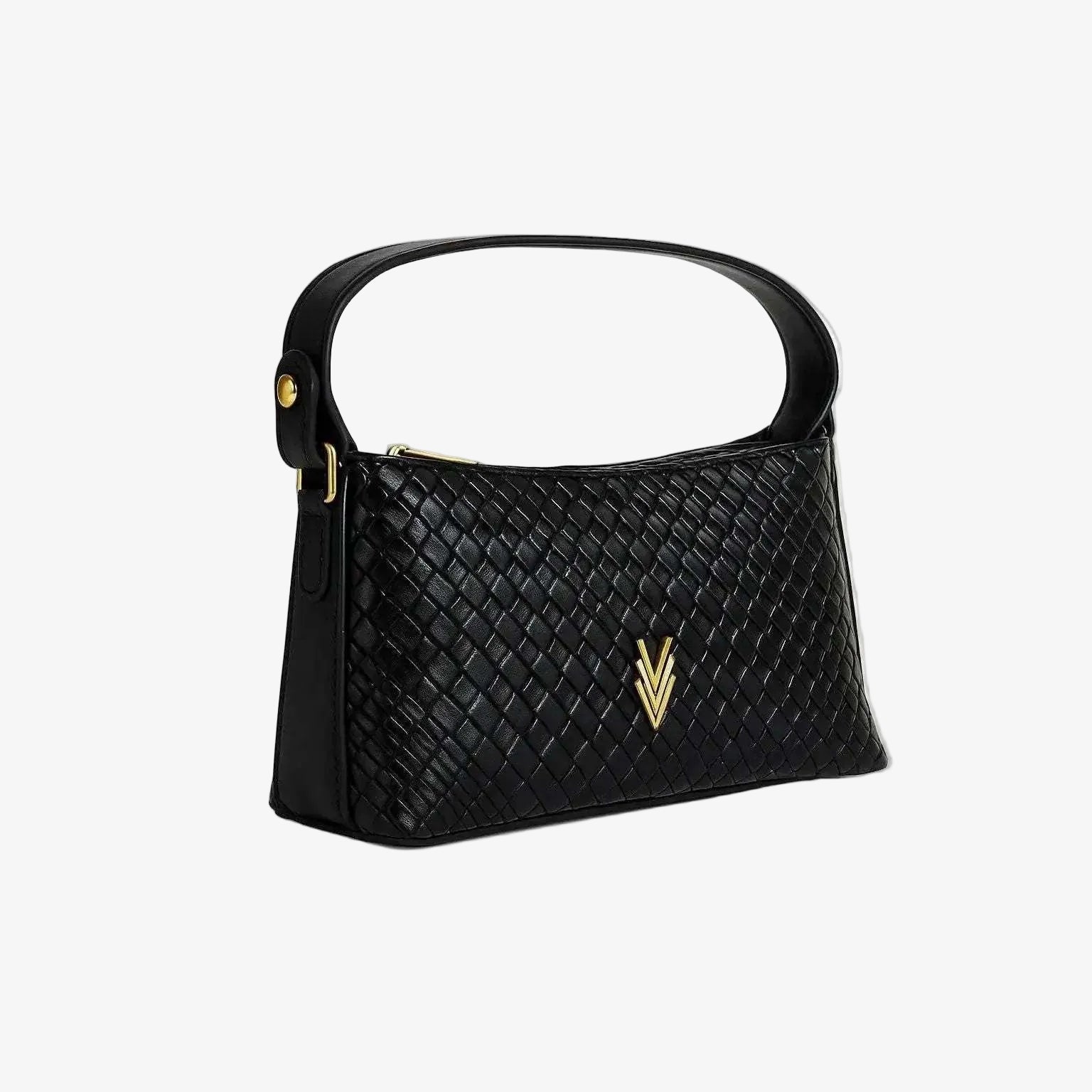 Crossbody Woven Purse Vegan Leather Purse Textured Purse - VAGOSHOPS