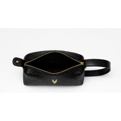 Crossbody Woven Purse Vegan Leather Purse Textured Purse - VAGOSHOPS