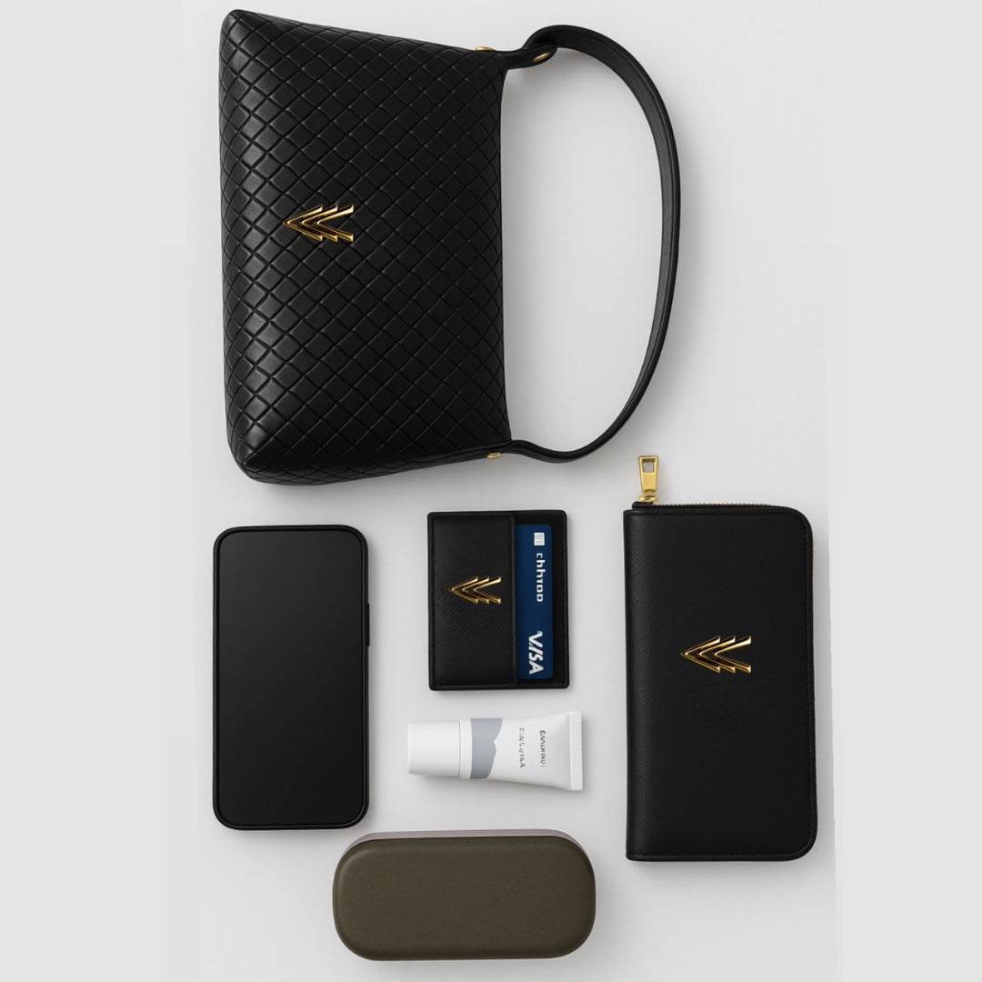 Crossbody Woven Purse Vegan Leather Purse Textured Purse - VAGOSHOPS