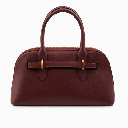 Freya Leather Purse with Iconic Three V Charm and Adjustable Strap - VAGOSHOPS