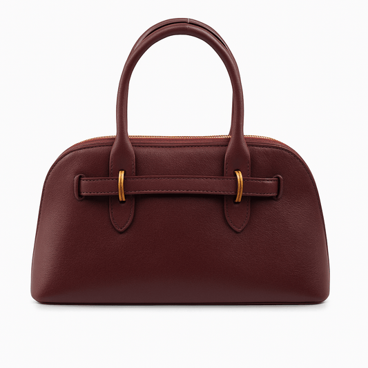 Freya Leather Purse with Iconic Three V Charm and Adjustable Strap - VAGOSHOPS