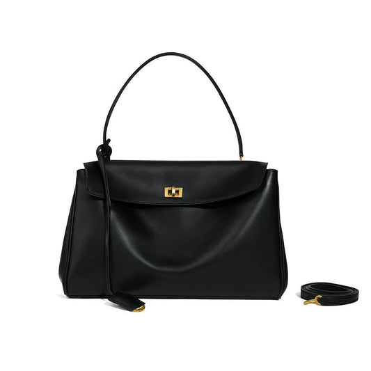 Faye Leather Purse Leather Large Capacity Dual Strap Bag