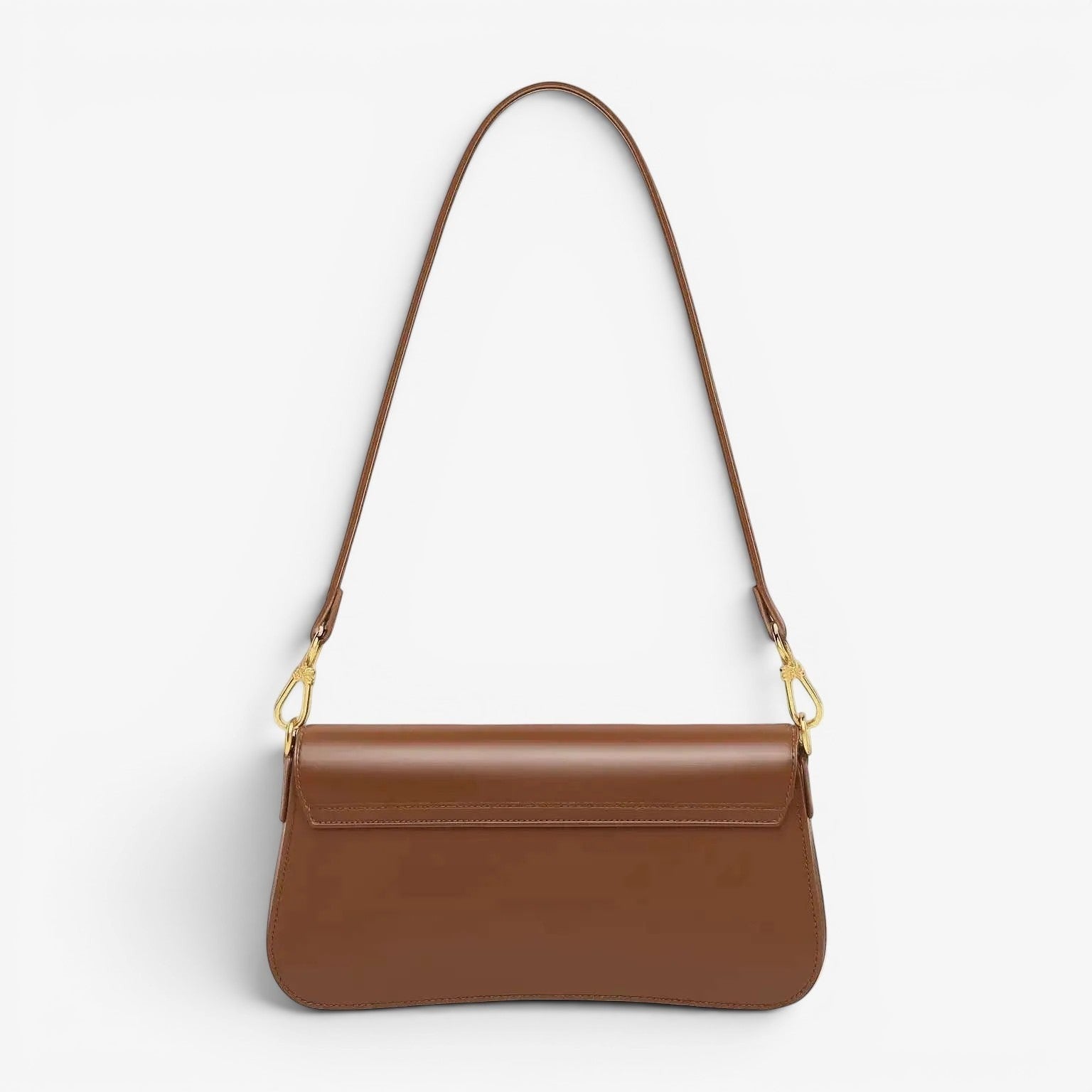 Lena Shoulder Bag Rich Brown Leather