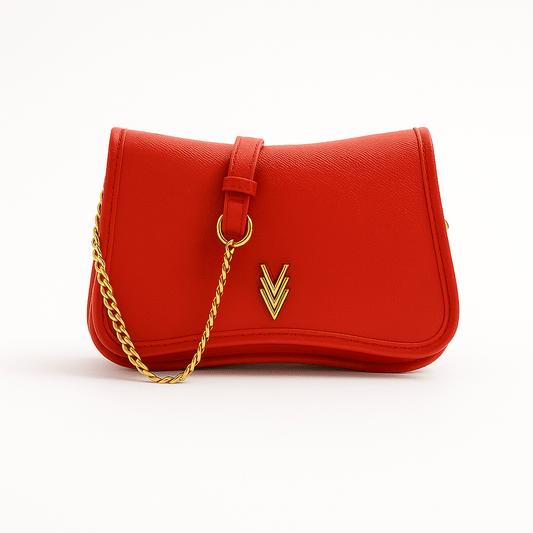 Libby Crossbody Bag with Adjustable Strap and Iconic Logo - VAGOSHOPS