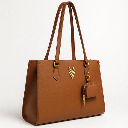 Marilynn Tote with Adjustable Strap and Headphone Case with Logo - VAGOSHOPS