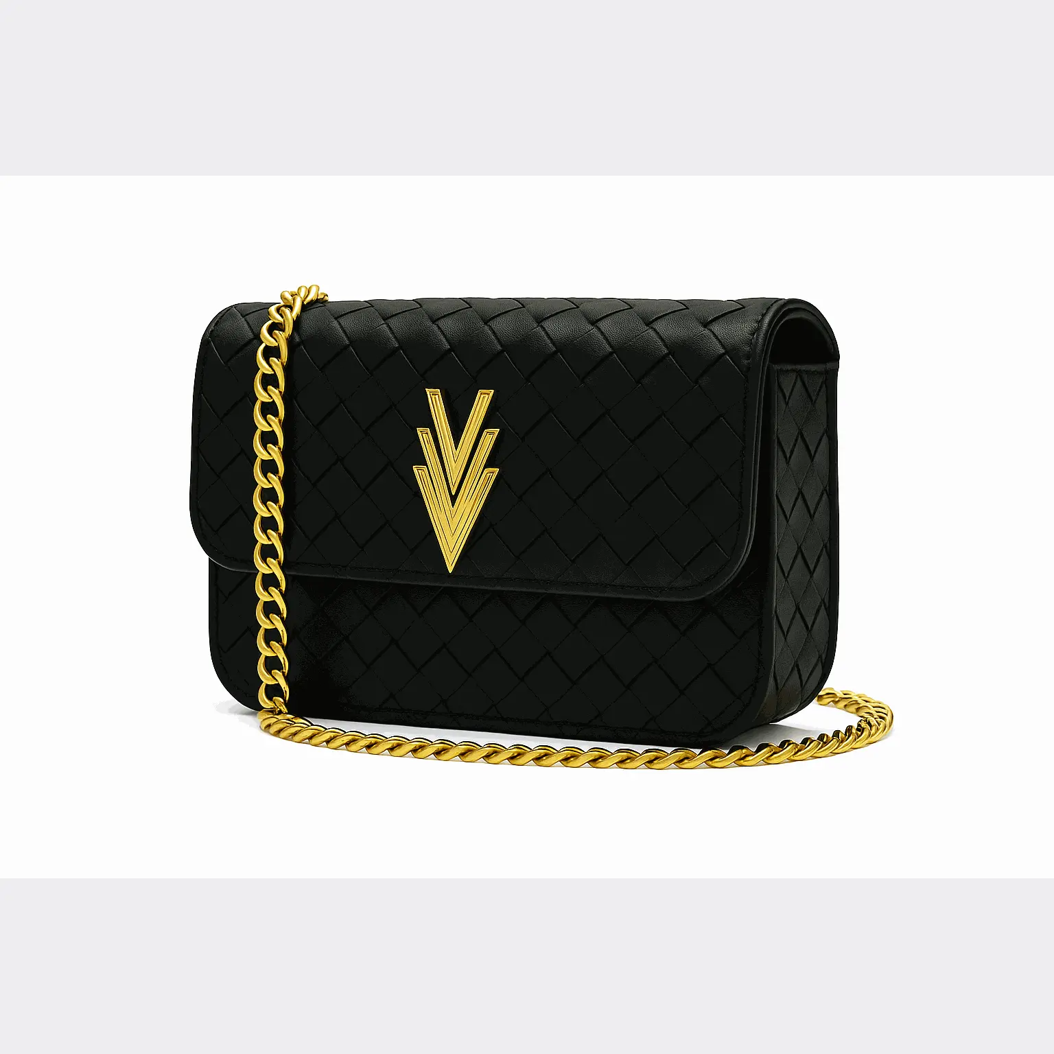 Mia Tiny Purse with Gold Chain