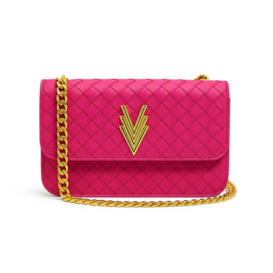 Mia Tiny Purse with Woven Details and Gold Adjustable Strap - VAGOSHOPS
