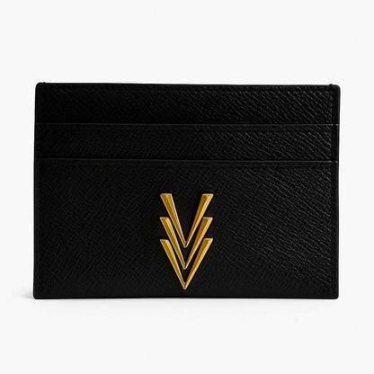 Multi Card Holder Wallet with Logo Constructed with Vegan Leather - VAGOSHOPS